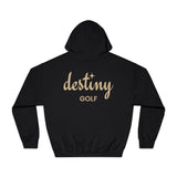 Destiny Golf Hoodie, Unisex Hooded Sweatshirt, Motivational Sportswear, Stylish Golf Gift, Casual Wear, Athletic Apparel