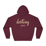 Destiny Golf Hoodie, Unisex Hooded Sweatshirt, Motivational Sportswear, Stylish Golf Gift, Casual Wear, Athletic Apparel