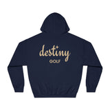 Destiny Golf Hoodie, Unisex Hooded Sweatshirt, Motivational Sportswear, Stylish Golf Gift, Casual Wear, Athletic Apparel