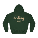 Destiny Golf Hoodie, Unisex Hooded Sweatshirt, Motivational Sportswear, Stylish Golf Gift, Casual Wear, Athletic Apparel