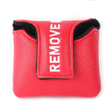 Remove Before Flight - Mallet Putter Headcover