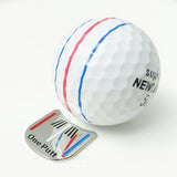 OnePutt - Magnetic Golf Ball Marker with Painted Metal Hat Clip